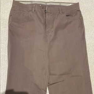 Taupe Casual Pants